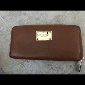 Michael Kors zip around wallet